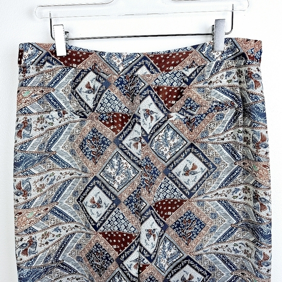 Anthropologie Elevenses Seaflower Palazzo Sheer Pants - Picture 8 of 11